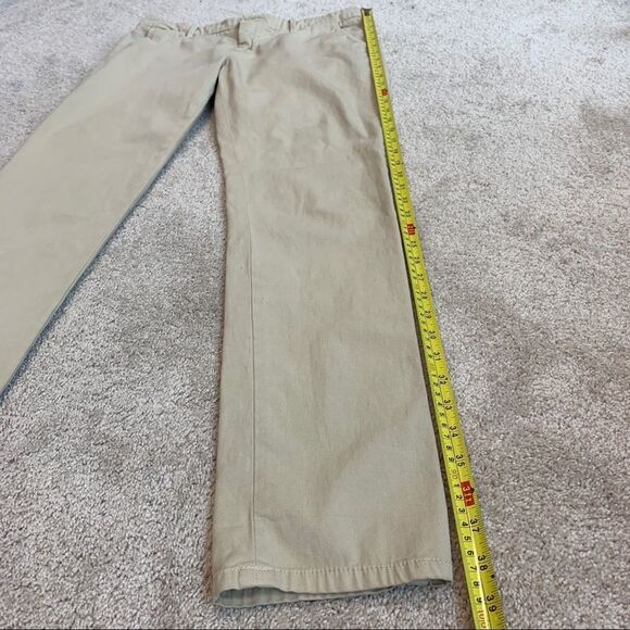 WEEKEND MaxMara Audrey Slim Leg Chinos Beige Sz 8 - Picture 9 of 12